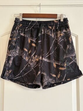 Men's Vital Apparel Dark Camouflage Athletic Shorts - Lightweight Performance